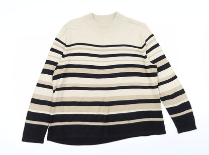 Womens UK Size L BM Multicoloured Pullover Jumper