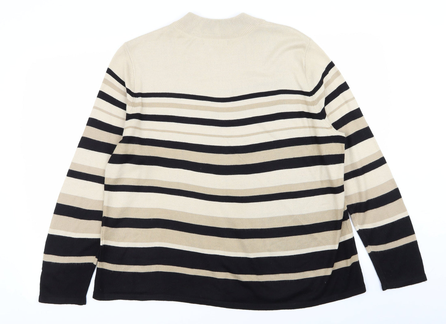 Womens UK Size L BM Multicoloured Pullover Jumper