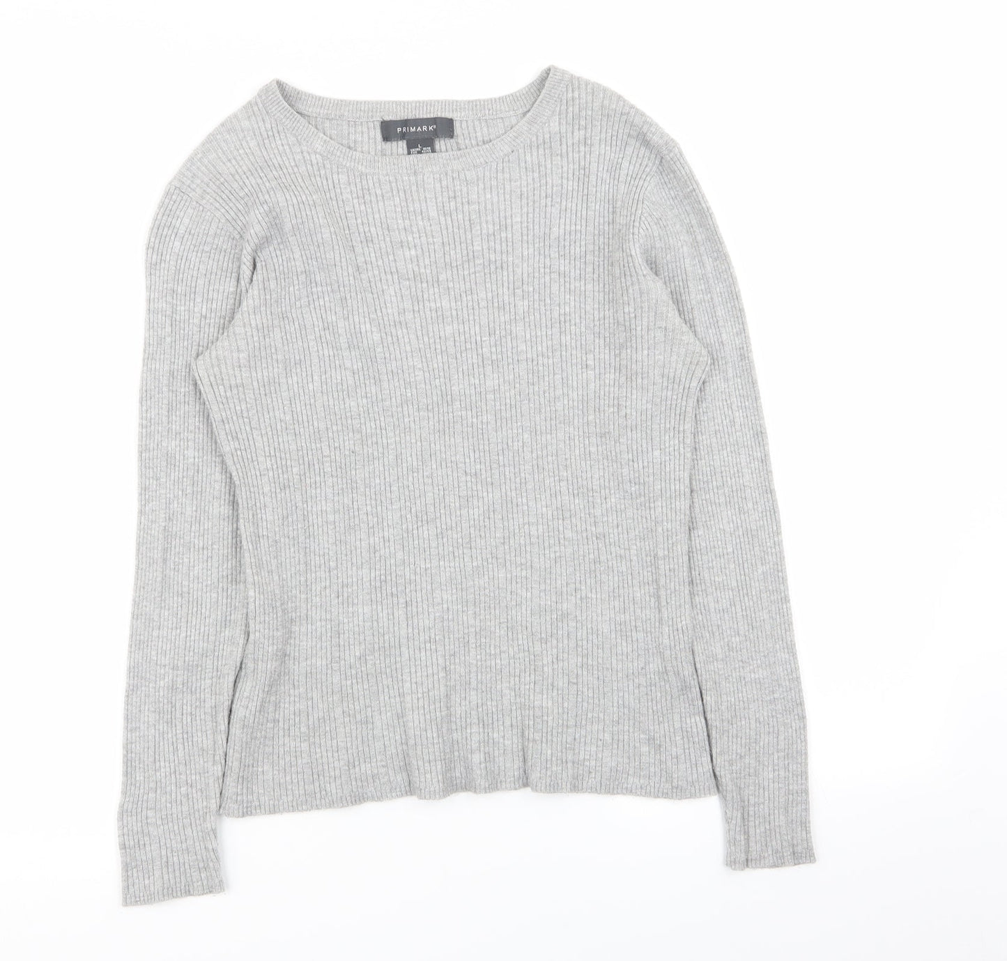 Primark Womens Grey   Basic T-Shirt Size 14