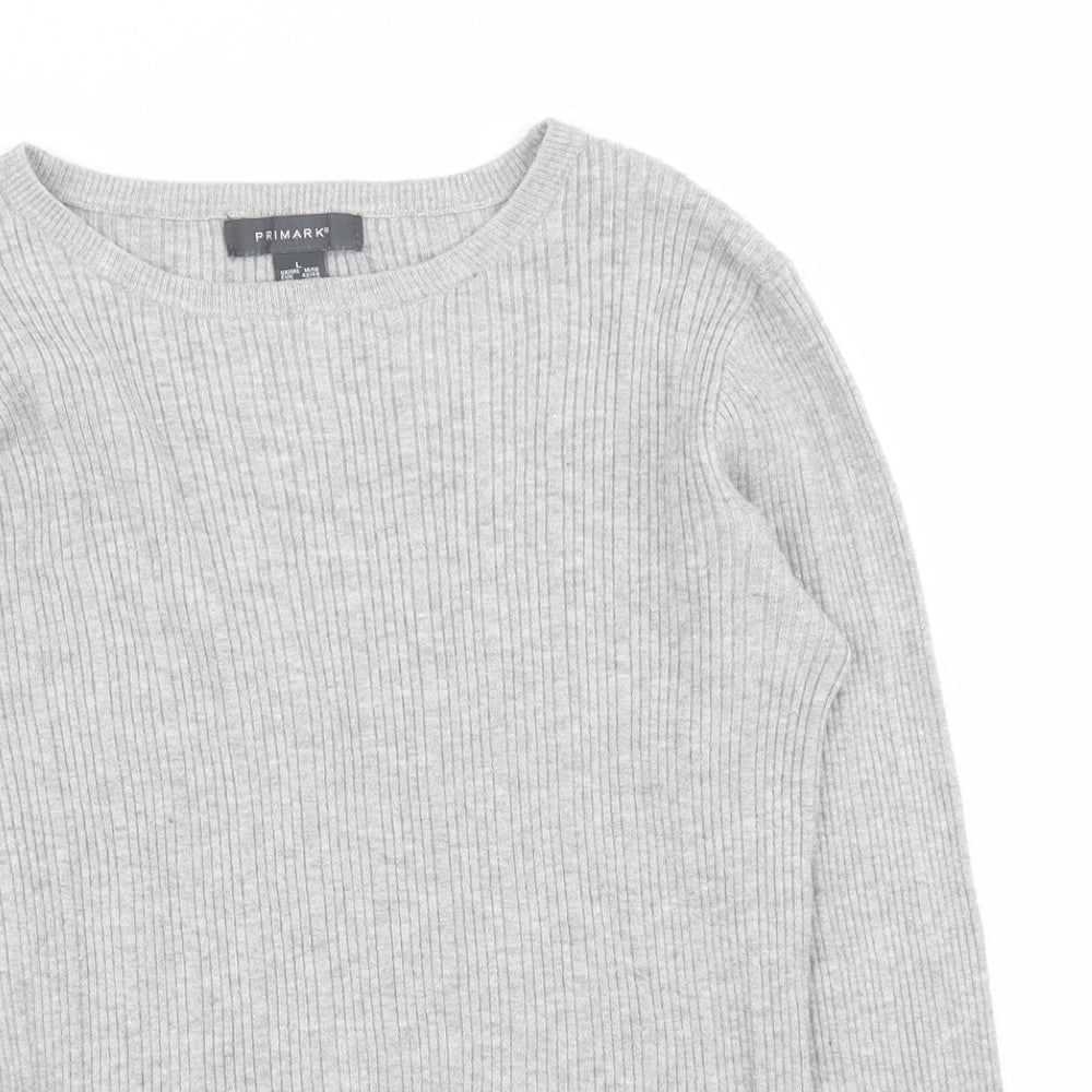 Primark Womens Grey   Basic T-Shirt Size 14