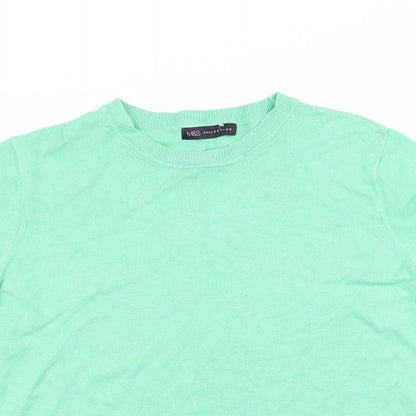 Womens UK Size 18 M&S Green Basic T-Shirt