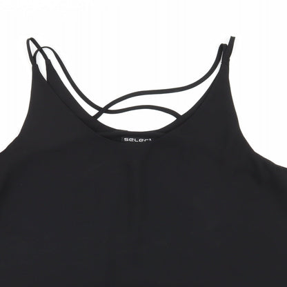 Womens UK Size 16 Select Black Basic Blouse