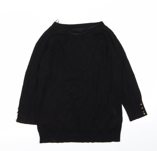 F&F Womens Black   Pullover Jumper Size 12
