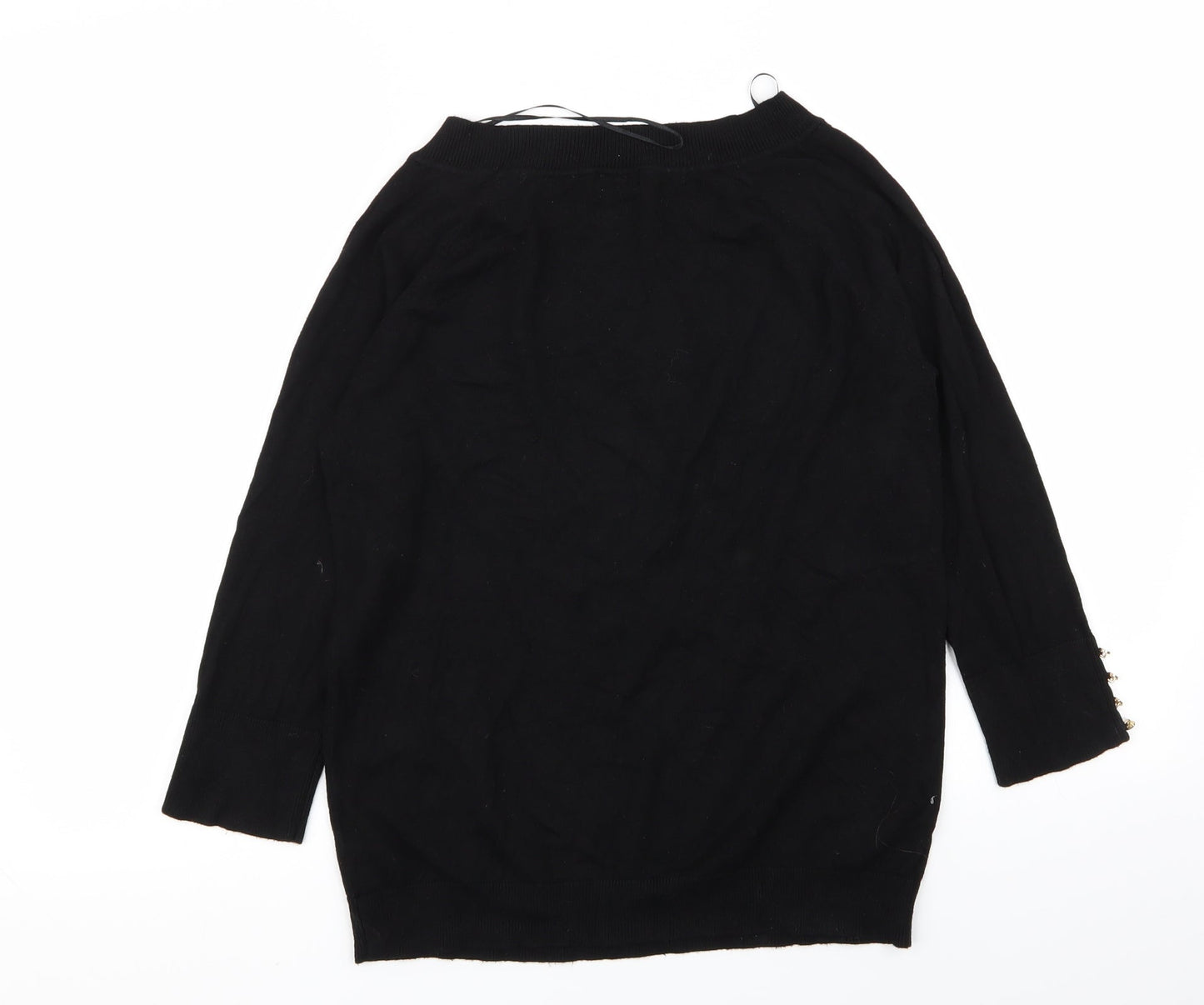 Womens UK Size 12 F&F Black Pullover Jumper