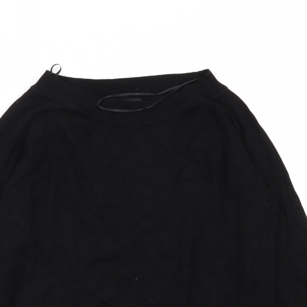 Womens UK Size 12 F&F Black Pullover Jumper