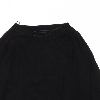 Womens UK Size 12 F&F Black Pullover Jumper
