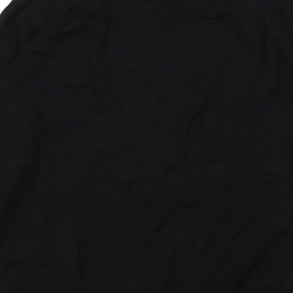 Womens UK Size 12 F&F Black Pullover Jumper