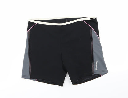 Speedo Womens Black   Hot Pants Shorts Size 10 - stretch waistband