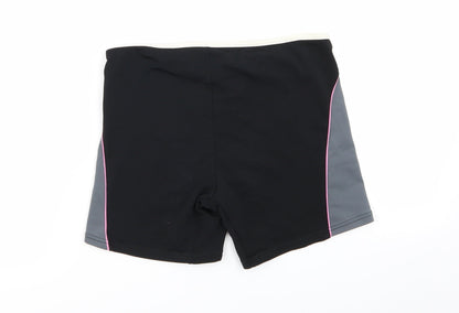 Speedo Womens Black   Hot Pants Shorts Size 10 - stretch waistband