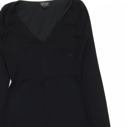 Topshop Womens Black   A-Line  Size 10