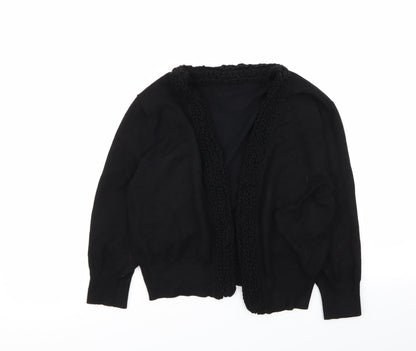 Just Elegance Womens Black   Cardigan Jumper Size M