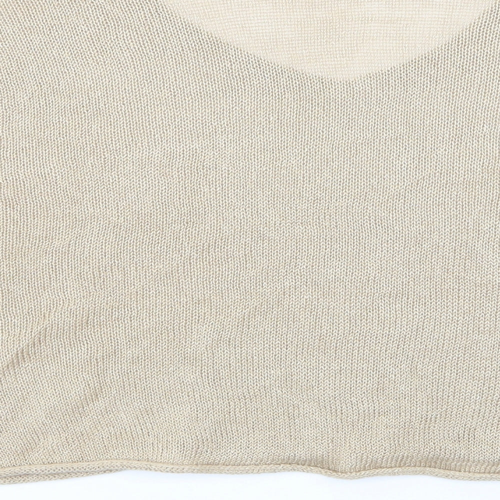 Womens UK Size M H&M Beige Pullover Jumper