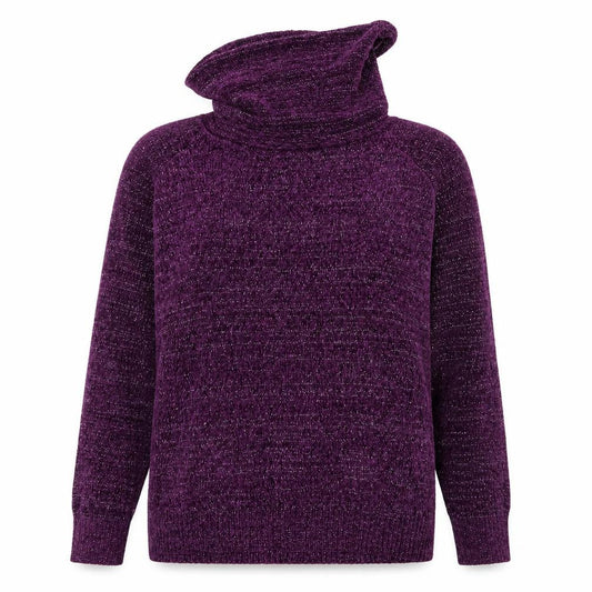 Womens UK Size L anna rose Purple Pullover Jumper