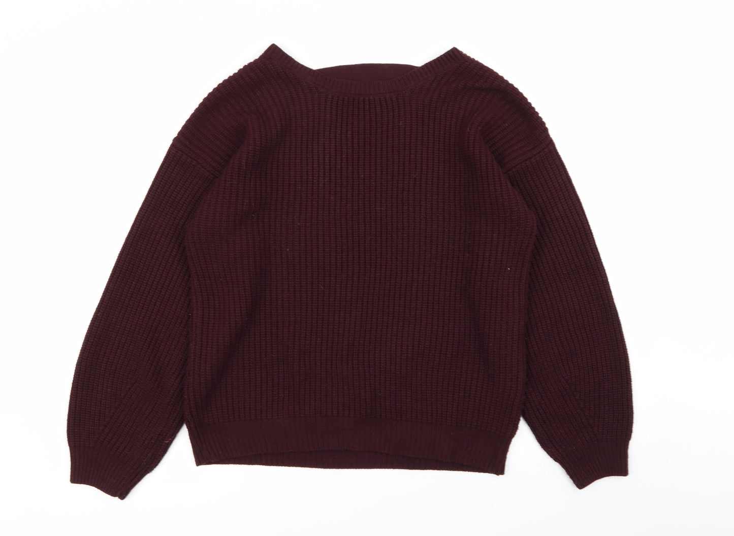 Womens UK Size S New Look Purple Pullover Jumper
