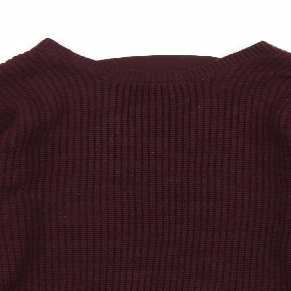 Womens UK Size S New Look Purple Pullover Jumper