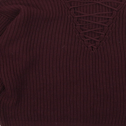 Womens UK Size S New Look Purple Pullover Jumper