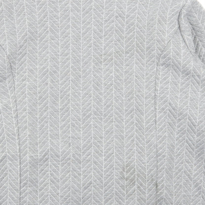 Womens UK Size 14 anna rose Grey Full Zip Jumper
