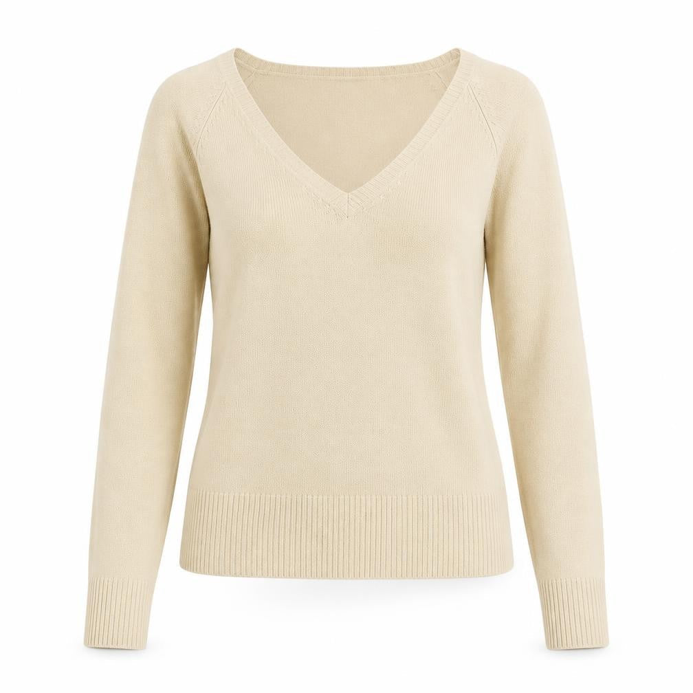 Womens UK Size XS H&M Beige Pullover Jumper