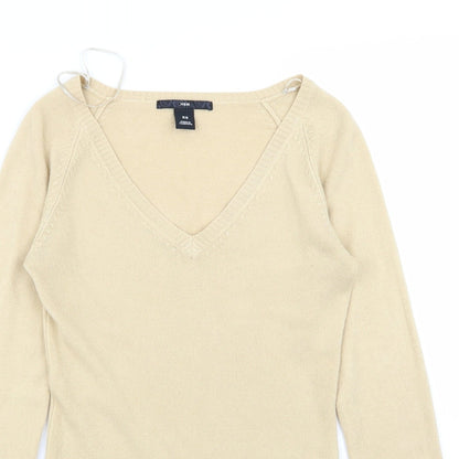 Womens UK Size XS H&M Beige Pullover Jumper