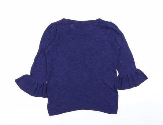 TU Womens Blue   Pullover Jumper Size 12