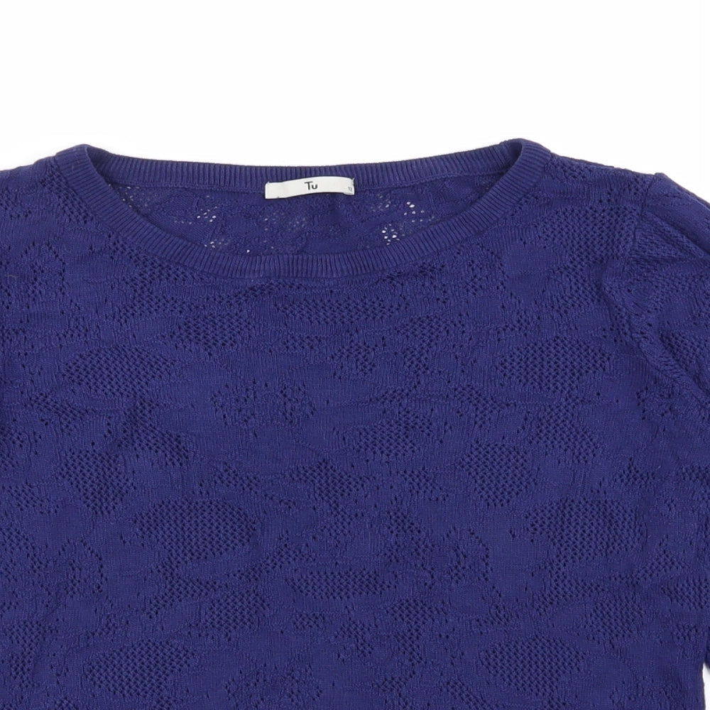 TU Womens Blue   Pullover Jumper Size 12