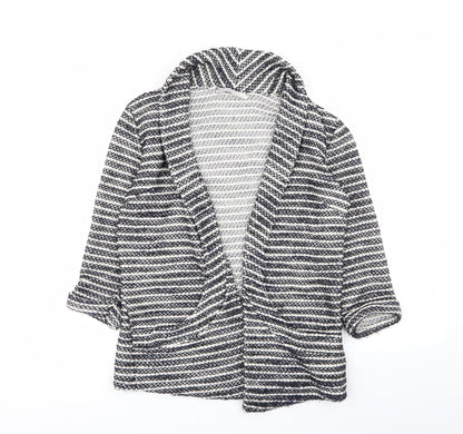 Asda George Womens Multicoloured Striped  Cardigan Jumper Size 8