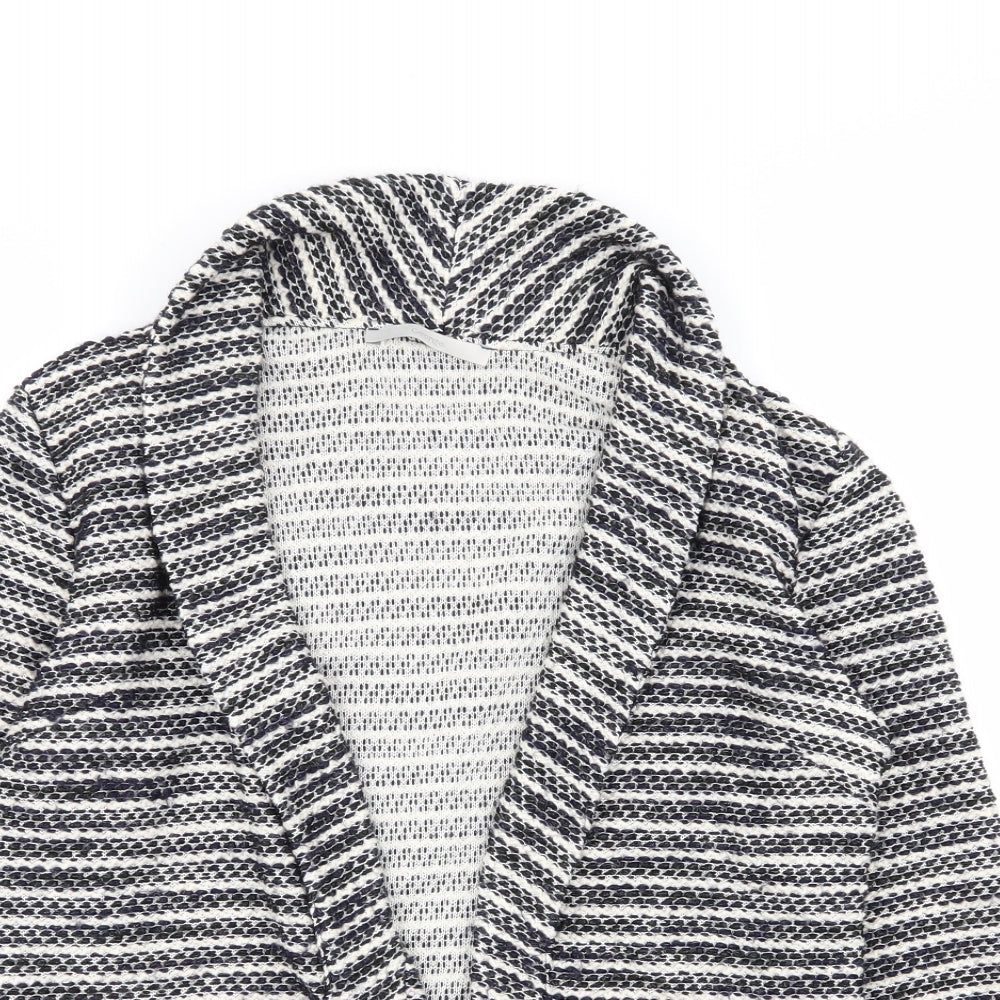 Asda George Womens Multicoloured Striped  Cardigan Jumper Size 8