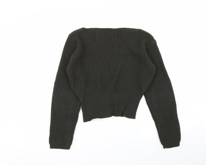 Womens UK Size 10 Select Green Pullover Jumper