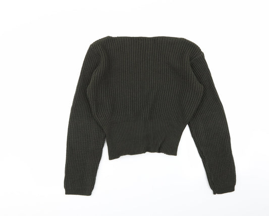 Womens UK Size 10 Select Green Pullover Jumper