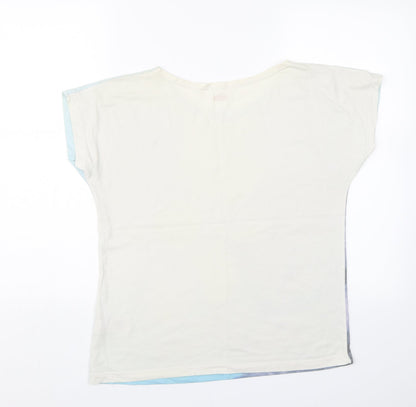 M &S Girls White   Top Pyjama Top Size 13-14 Years  - Tatty teddy
