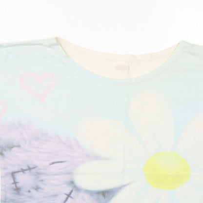 M &S Girls White   Top Pyjama Top Size 13-14 Years  - Tatty teddy