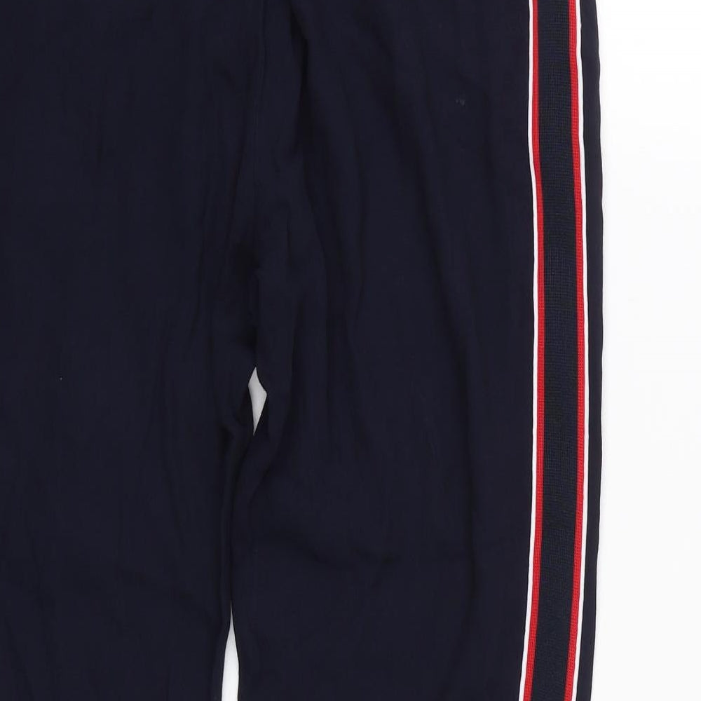 Womens UK Size 10 M&S Regular Fit Capri Blue Trousers