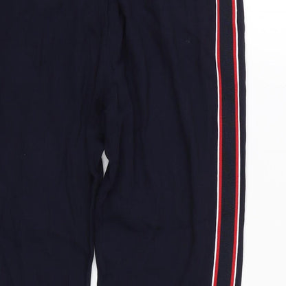 Womens UK Size 10 M&S Regular Fit Capri Blue Trousers
