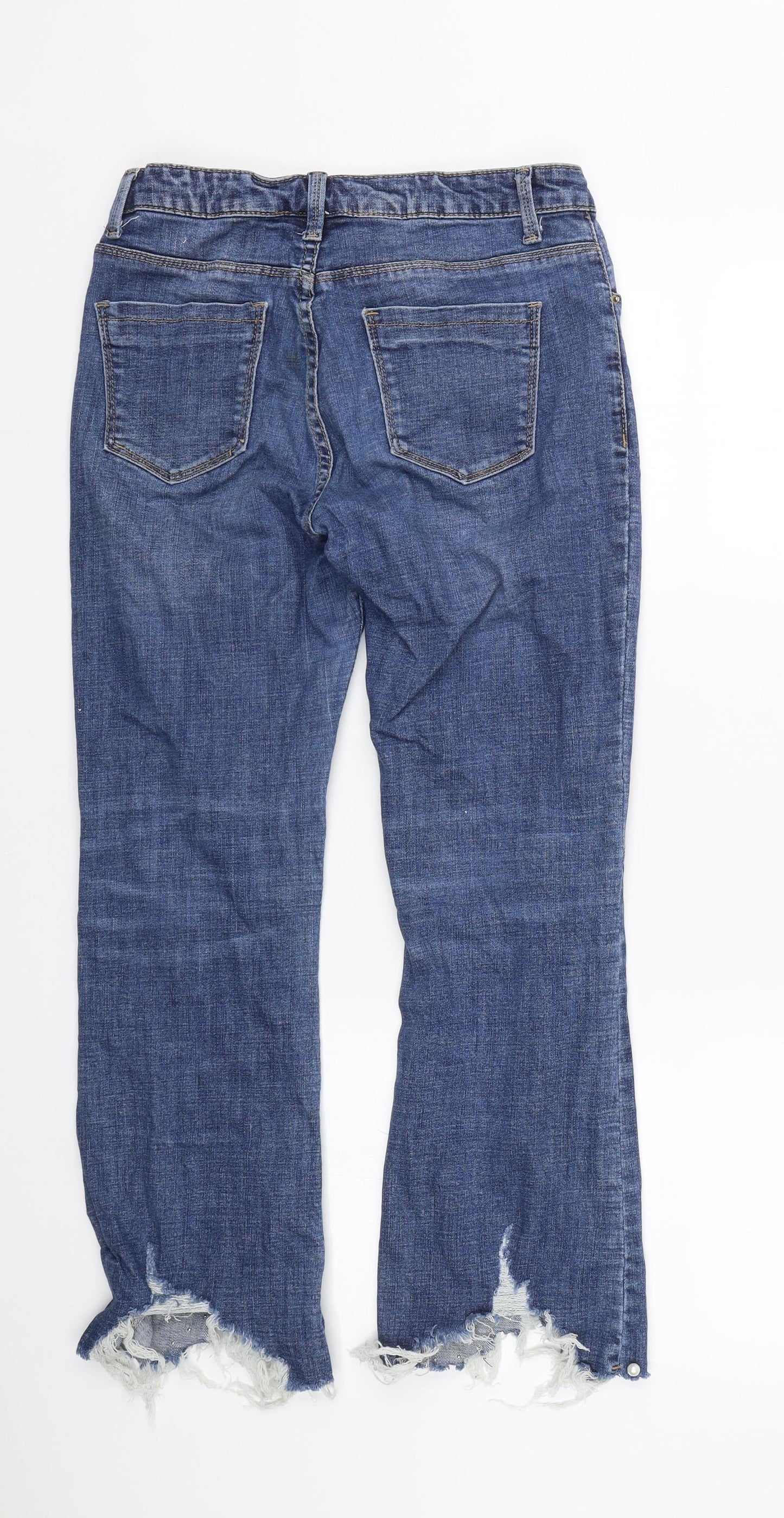 Aitoo Suxi Womens Blue  Denim Straight Jeans Size L L24 in
