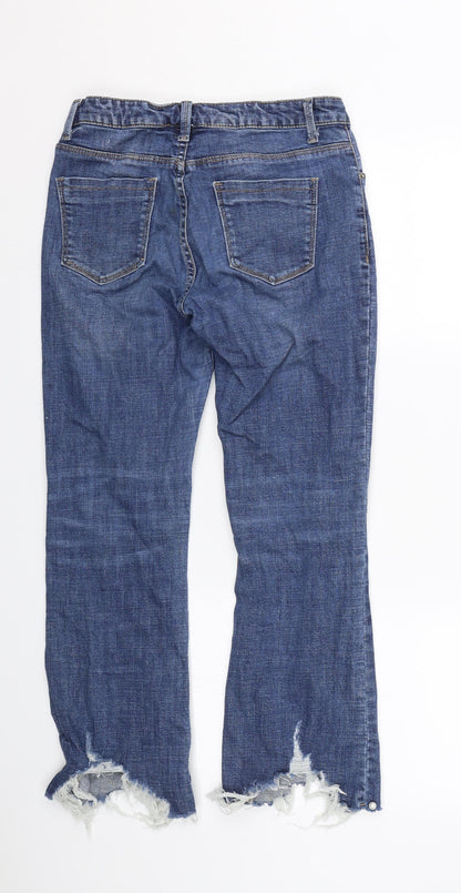 Aitoo Suxi Womens Blue  Denim Straight Jeans Size L L24 in