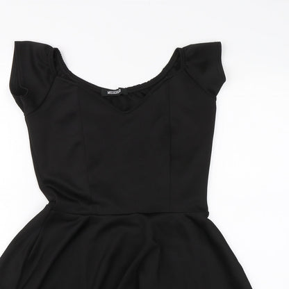Missguided Womens Black   T-Shirt Dress  Size 10