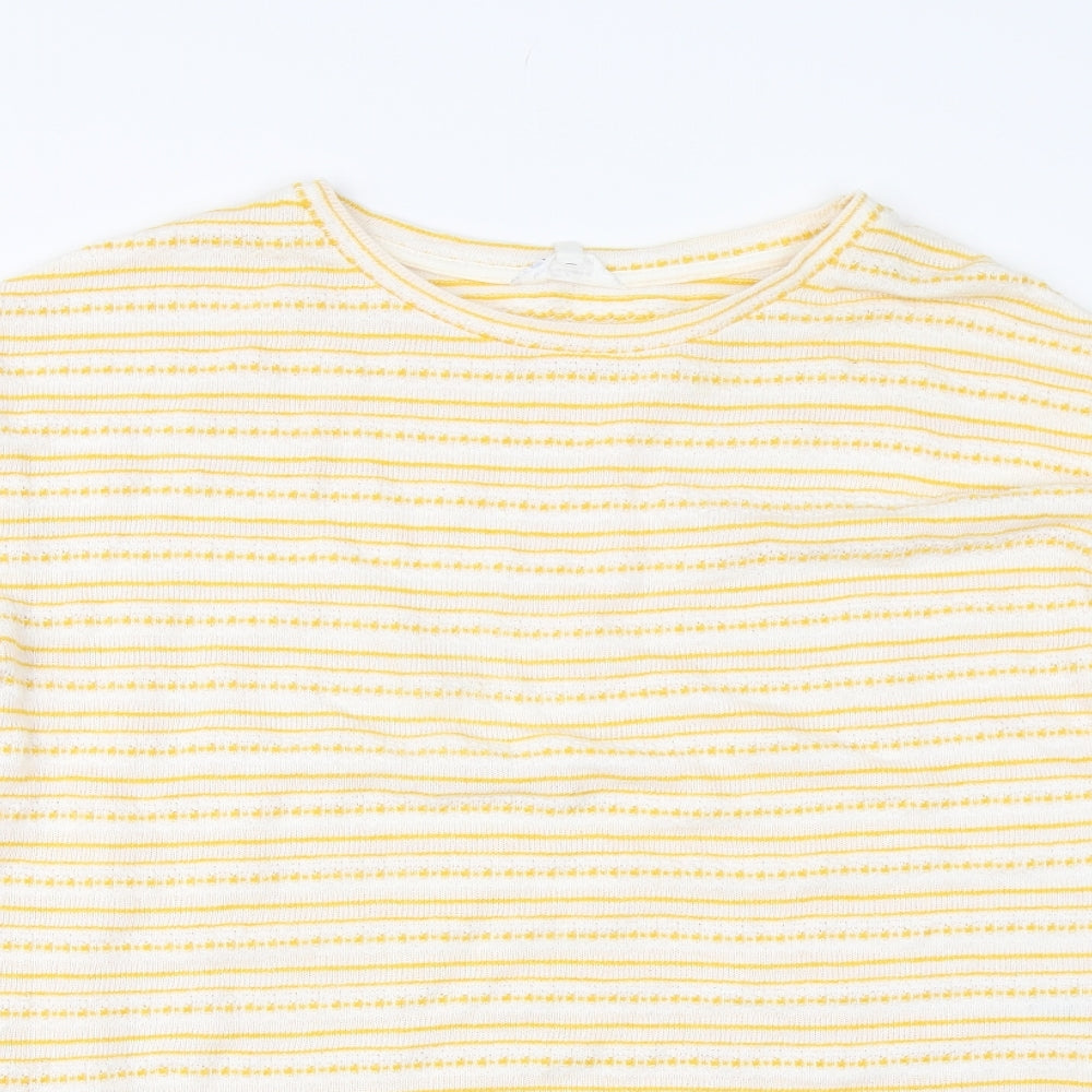 Womens UK Size 12 Matalan Yellow Pullover Jumper