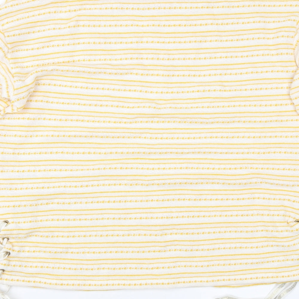 Womens UK Size 12 Matalan Yellow Pullover Jumper