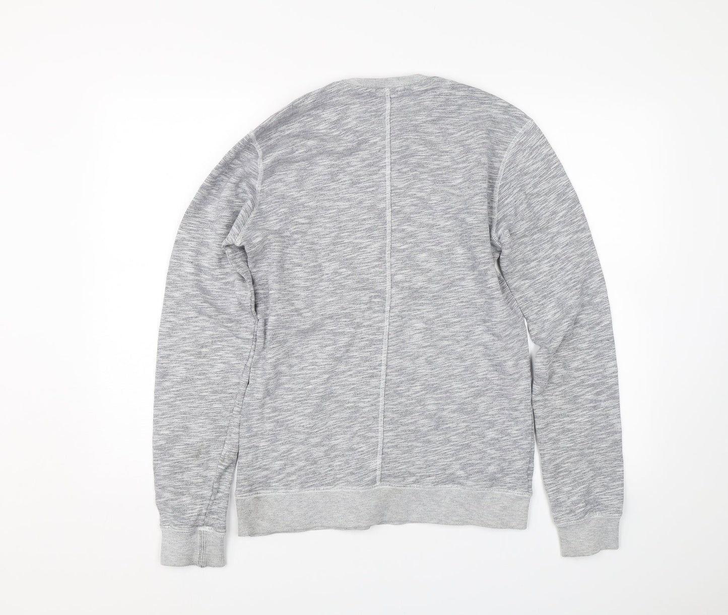 Friend or Faux Mens Grey   Pullover Sweatshirt Size S
