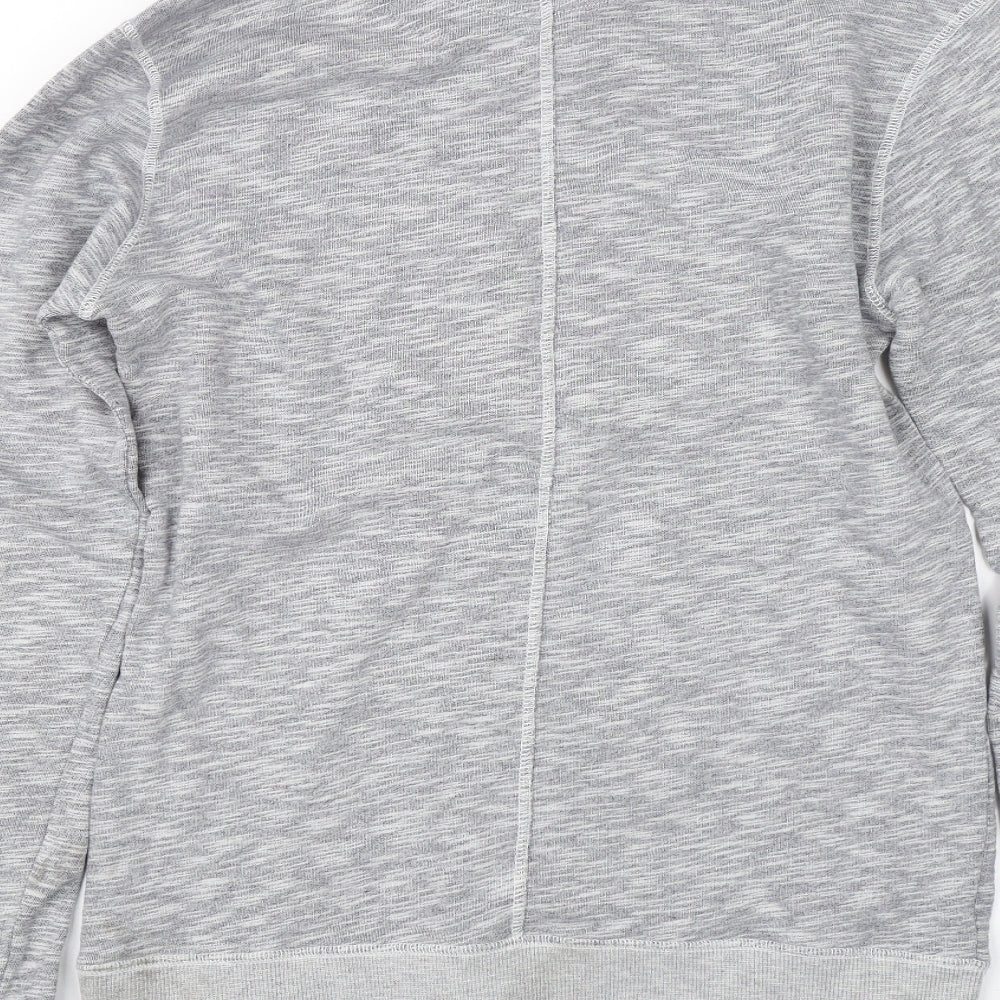 Friend or Faux Mens Grey   Pullover Sweatshirt Size S