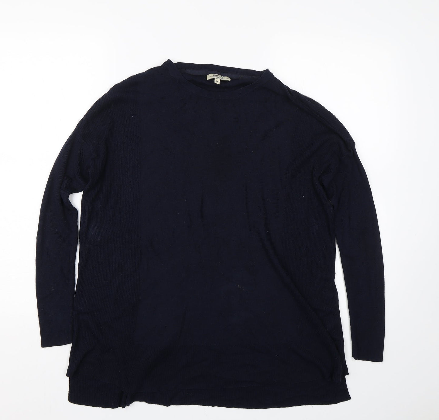 Womens UK Size M Papaya Blue Pullover Jumper