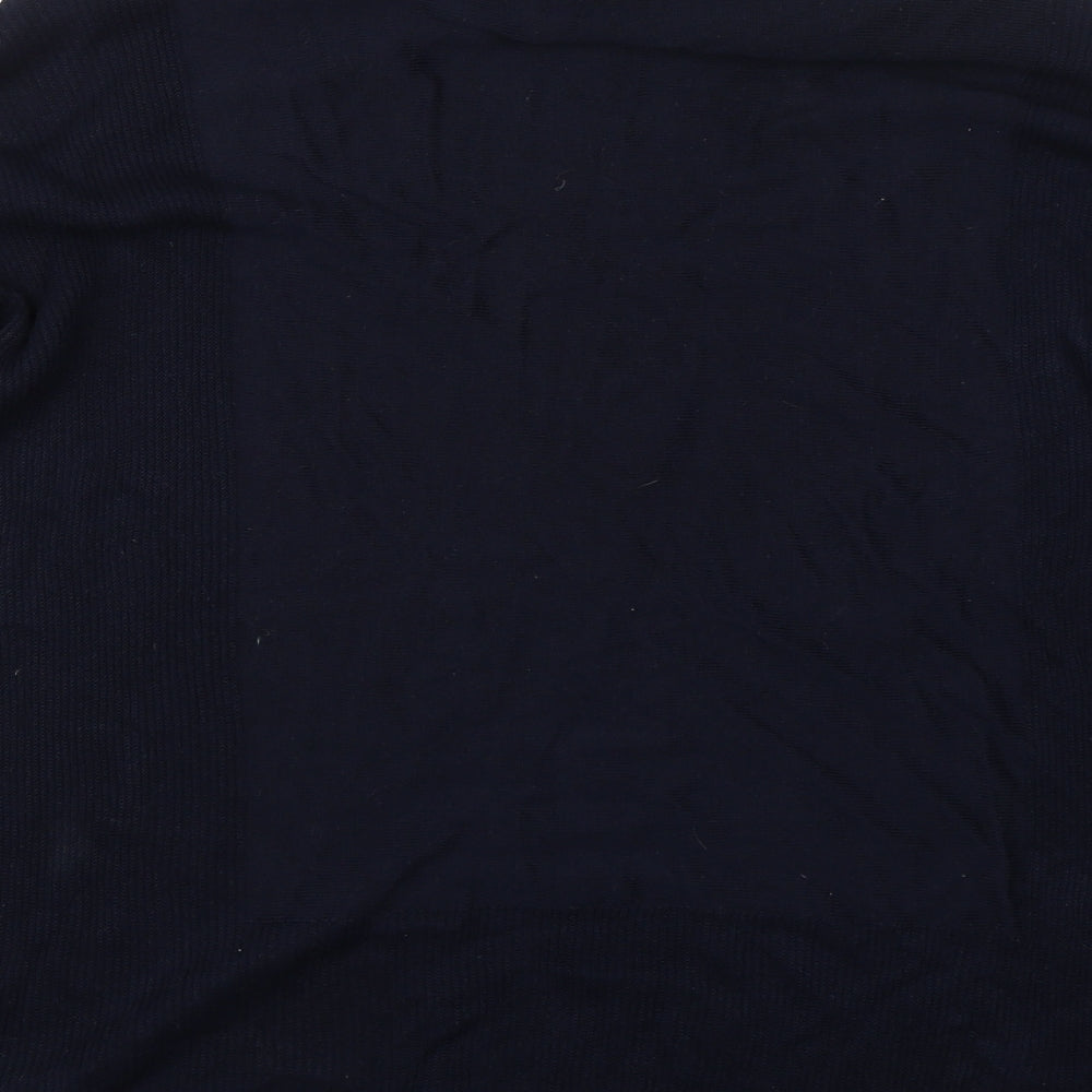 Womens UK Size M Papaya Blue Pullover Jumper