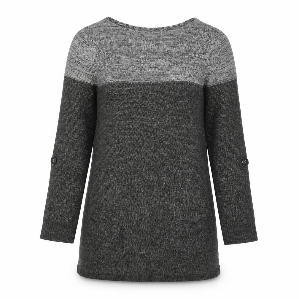 Womens UK Size 10 BHS Grey Pullover Jumper