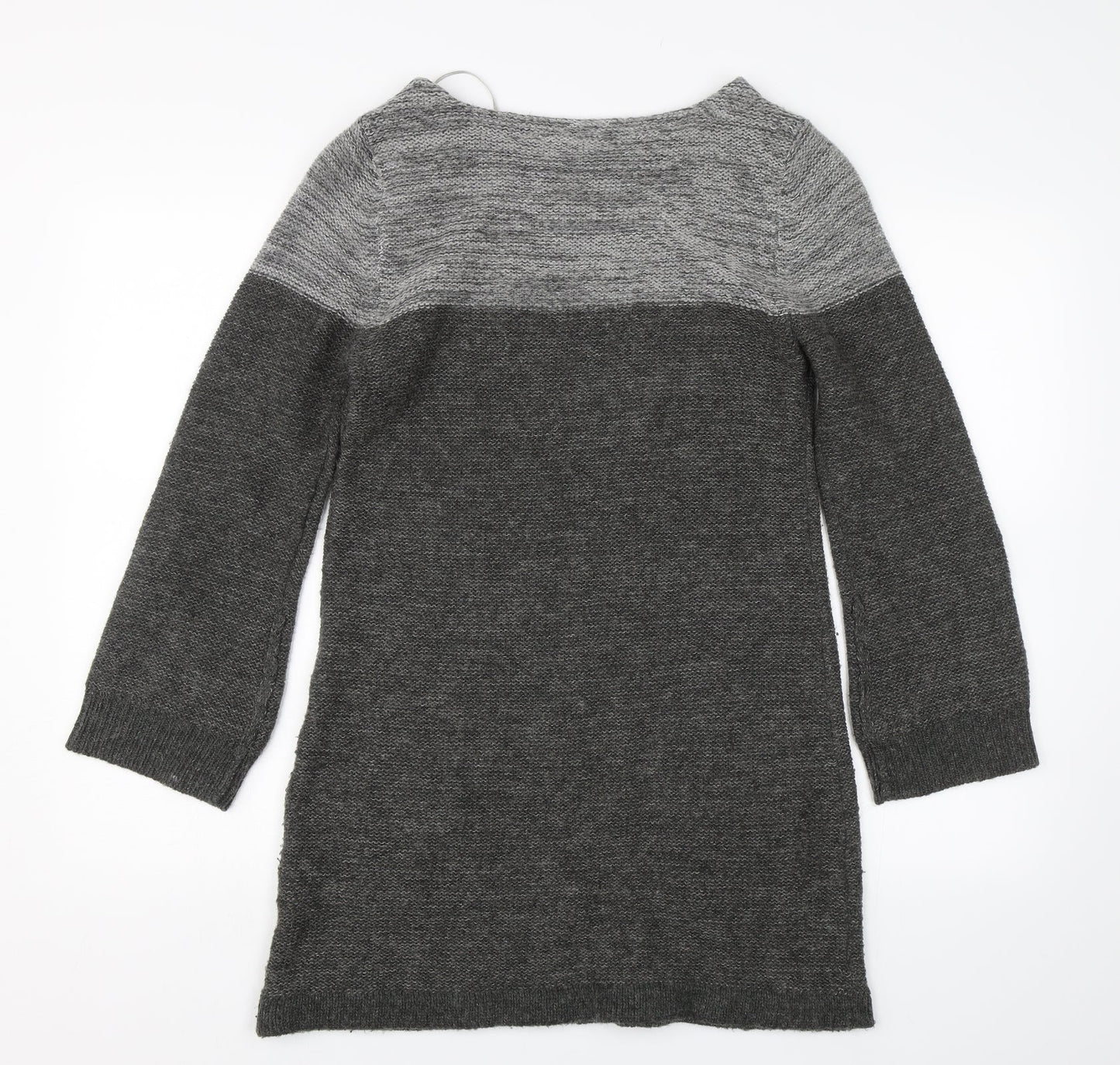 BHS Womens Grey  Knit Pullover Jumper Size 10