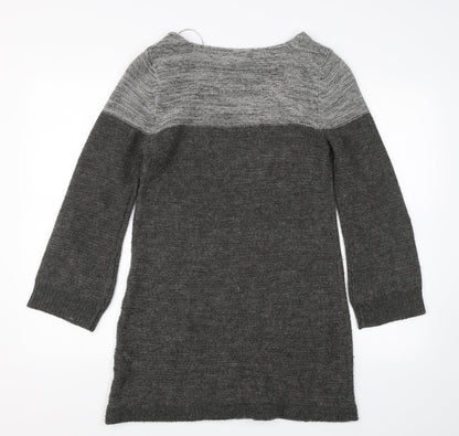 BHS Womens Grey  Knit Pullover Jumper Size 10