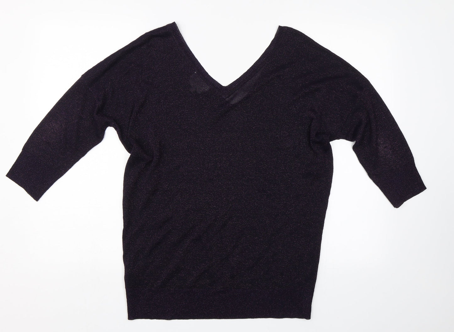 Womens UK Size 12 NEXT Purple Pullover Jumper