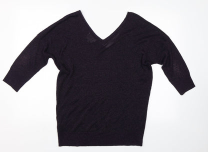 Womens UK Size 12 NEXT Purple Pullover Jumper