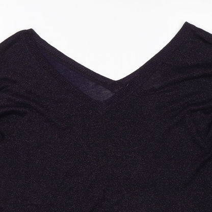Womens UK Size 12 NEXT Purple Pullover Jumper