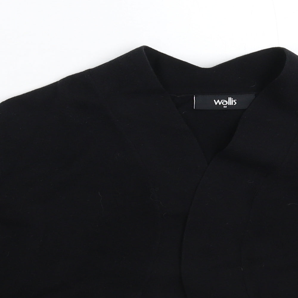 Womens UK Size M Wallis Black Cardigan Jumper