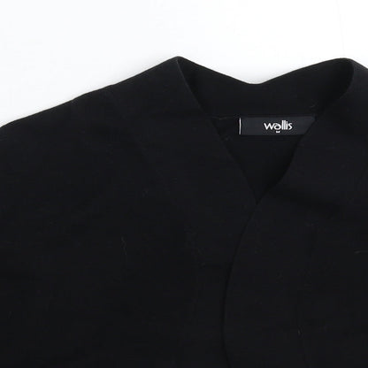 Womens UK Size M Wallis Black Cardigan Jumper